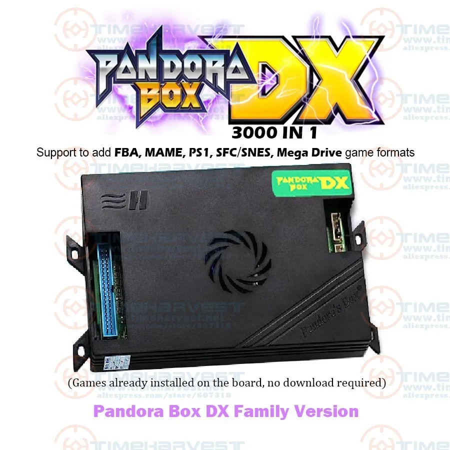 Pandora box DX 3000 in 1 arcade game console 4 Players controller set  support 3P 4P game Save Game progress can add 5000 games