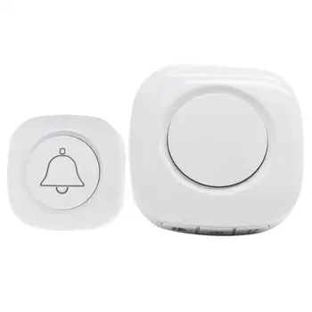 

Home Security Wireless Doorbell 200m Remote Old Man Pager Smart Transmitter with Receiver High Frequency Door Hardware