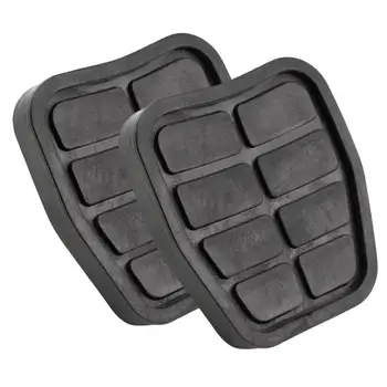 

2 PCS New Black Rubber Pedal Clutch Brake Pedal Pad Cover Replace For VW Golf 1983-1992, Jetta 1984-1992 RS1Brake pedal buffer