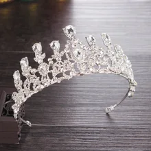 Стиль корейский стиль барокко Искусственный бриллиант Свадьба большая корона горячая Распродажа невесты Корона Свадебные аксессуары