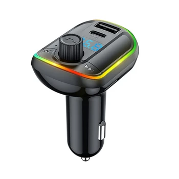 

Auto MP3 Music Player Car Bluetooth Adapter Support TF Card Dual USB Interface Handsfree Calling Car Charger