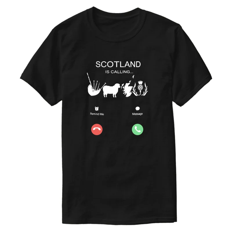 

Basic Scotland Is Calling Mug B1 Tshirt 2020 Male Men T-Shirt Plus Size 3xl 4xl 5xl Hiphop Tops Round Collar