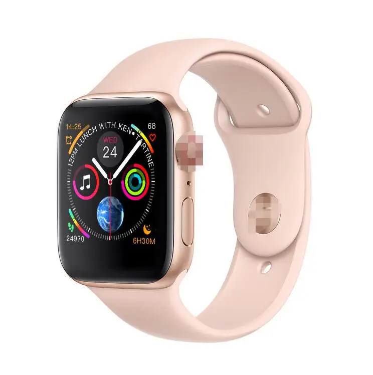 

Hot IWO 8 PLUS 44mm Watch 4 Heart Rate Smart Watch case for apple iPhone Android phone IWO 5 6 9 10 upgrade NOT apple watch