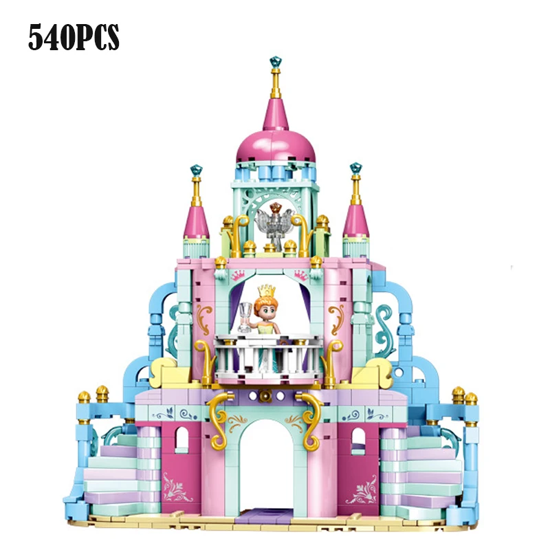 

Disney City Girl Friends Series Prince And Princess Funny Castle Building Blocks Bricks Girls Toys Royal Garden Wedding Scene