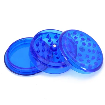 

40pcs/lot Herb Grinder Plastic Grass Leaf Magnetic 3 Layers Shark Teeth Pollinator with High Quality