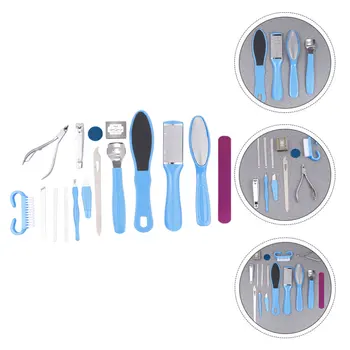 

16Pcs Dead Skin Remover Durable Useful Portable Nail Clipper Pedicure Accessories Nail File for Salon Home Travel