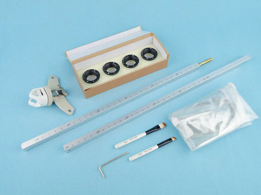 Manual phoropter Optical view tester Vision tester Minus cylinder lenses Black color