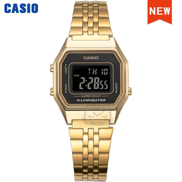 Casio watch gold women watches set brand luxury Waterproof Quartz watch women digital Sport ladies watch relogio feminino 68 LA680WGA1B