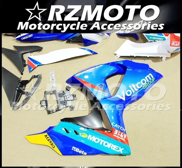 Мотоциклетный обтекатель abs комплект для Suzuki GSXR1000 K9 L2 2009- год корпусные детали moldStore № 0614