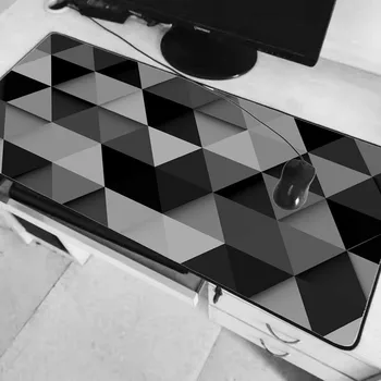 

Yuzuoan Personality Triangle Large Game Mousepad Key Advanced Washable Natural Rubber Mouse Pad 90x40cm30x60cm