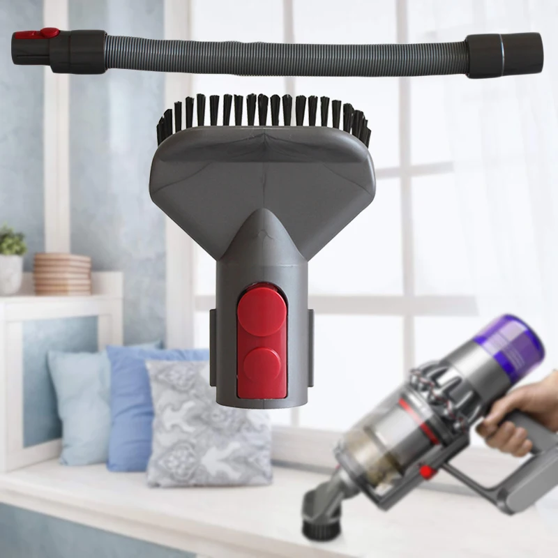Для Dyson V11 V10 V8 V7 пылесос жесткая щетка+ гибкий удлиняющий шланг набор и высокое качество