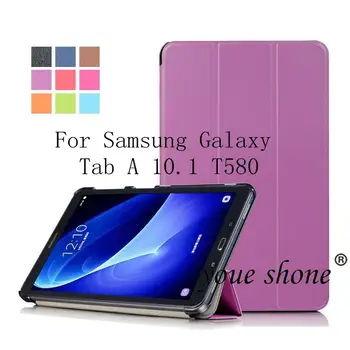 

For Samsung Galaxy Tab A 10.1 2016 T580 T585 T580N/T585C PU Leather Stand Case Cover For Galaxy T350 T550 T555 T710 T815 T377 #R