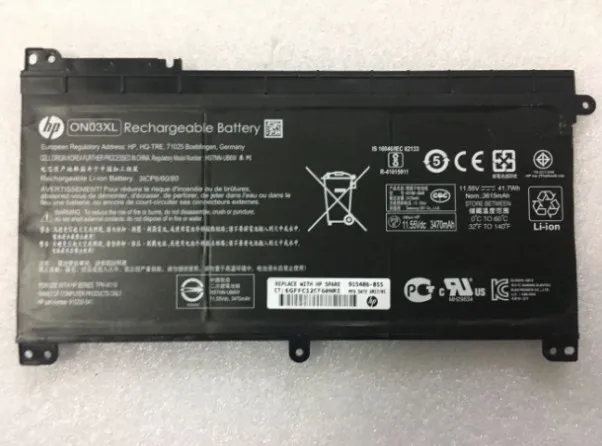 Новые оригинальные Батарея для hp павильон M3 U 13 3 &quotON03XL HSTNN UB6W 915486 855 TPN W118 915230 541 11 55 V