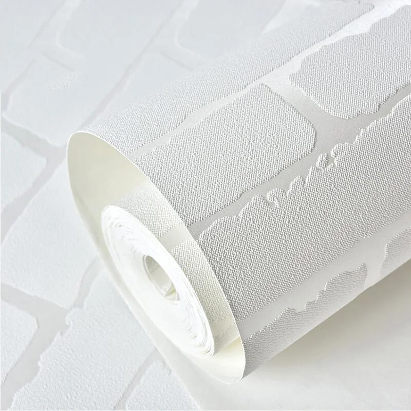

Modern Vintage 3D Brick Textured Wallpaper Retro Non-Woven Fabric Embossed Wallpaper Bedroom Living Room Sofa Background Decor