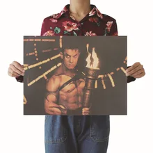 [A836] аамир Хан Ретро плакат из крафт-бумаги экран для помещений кафе декоративная живопись