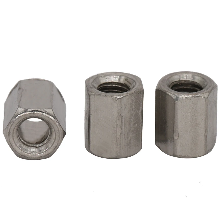 

1pc M24 M24*36*72 M24x36x72 (ID*OD*L) 304 Stainless Steel 304SS Thick Extended Rod Coupling Connector Hexagon Hex Nut