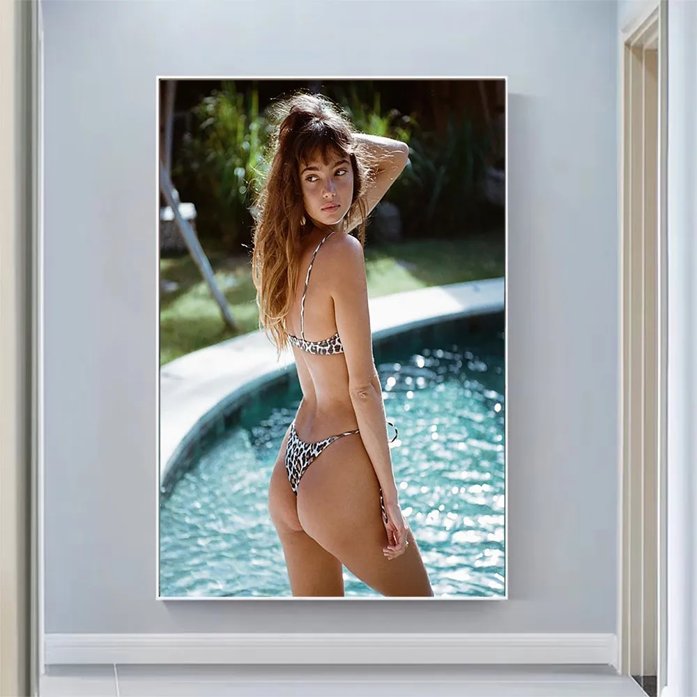 

Silk Cloth Wall Poster Inka Williams Sexy Model Star Art Home Decoration Gift