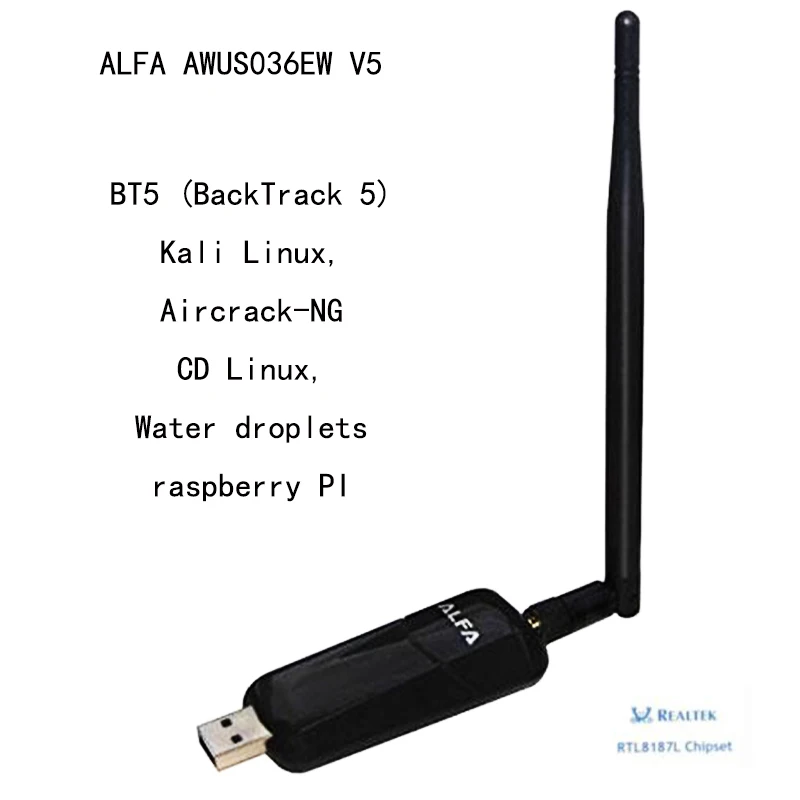 Чипсет ALFA AWUS036EW RTL8187L высокомощная беспроводная сетевая карта подходит для BT5
