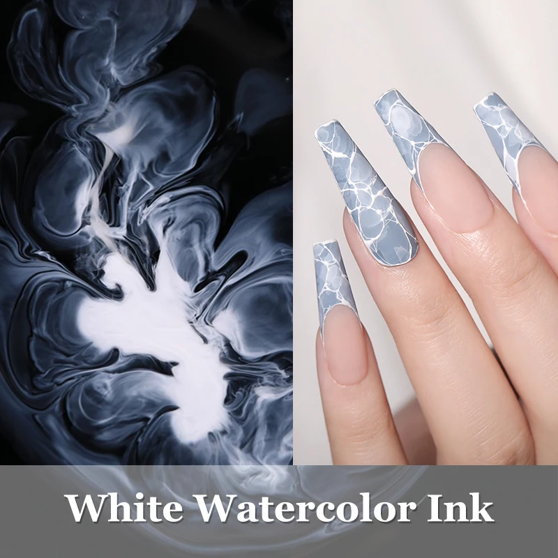 BORN PRETTY Smalto Gel Bianco Latte 10ml Colore Naturale Soak Off UV LED Costruttivo Semipermanente Vernice Effetto Pudding per Nail Art - immagine 4