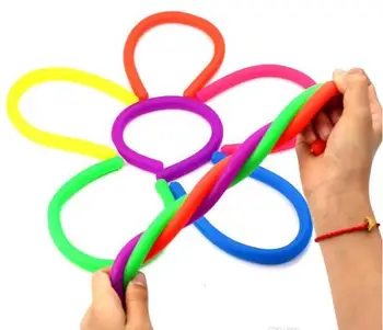 

Stretchy String Neon Flexible Glue Elastic String Rope Sensory Decompression Kids Novelty Toys Anti-Anxiety Toy gift