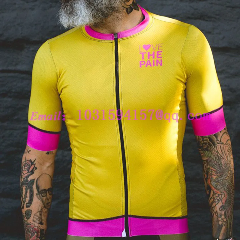 jersey Футболки для велоспорта love the pain,, aero bike jersey, короткий рукав, летние мужские топы, одежда для горного велосипеда, Майо, ropa ciclismo hombre - Цвет: jersey