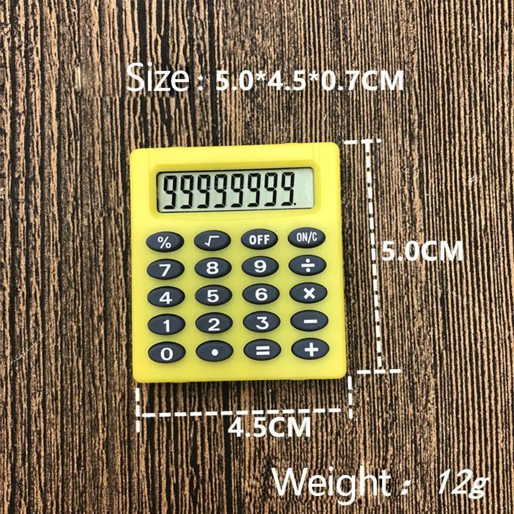 New Student Small Mini Electronic Calculator Candy 5 Colors Calculating Office Supplies Gift