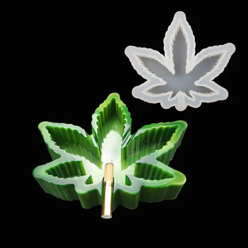

DIY Maple Leaf Ashtray Decor Silicone Mold Jewelry Fillings Pendant Mould Accessory Charms Handmade Epoxy Resin Mould Craft
