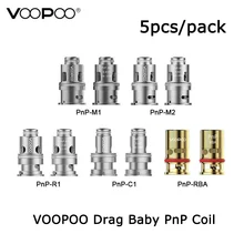 Voopoo PnP Замена Vape катушки PnP-C1 Pnp-M2 PnP-R1 PnP VM1 PnP M1 костюм для Voopoo перетащите Детские VooPoo найти S Trio