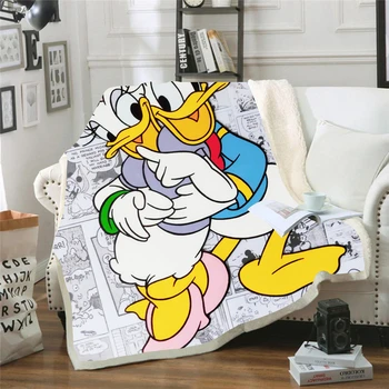 

Disney Lovely Cartoon Blanket 70x100/130x150/150x200cm Sherpa Fleece Girls Plush Blanket Fashion Couch Microfiber Kids Blanket