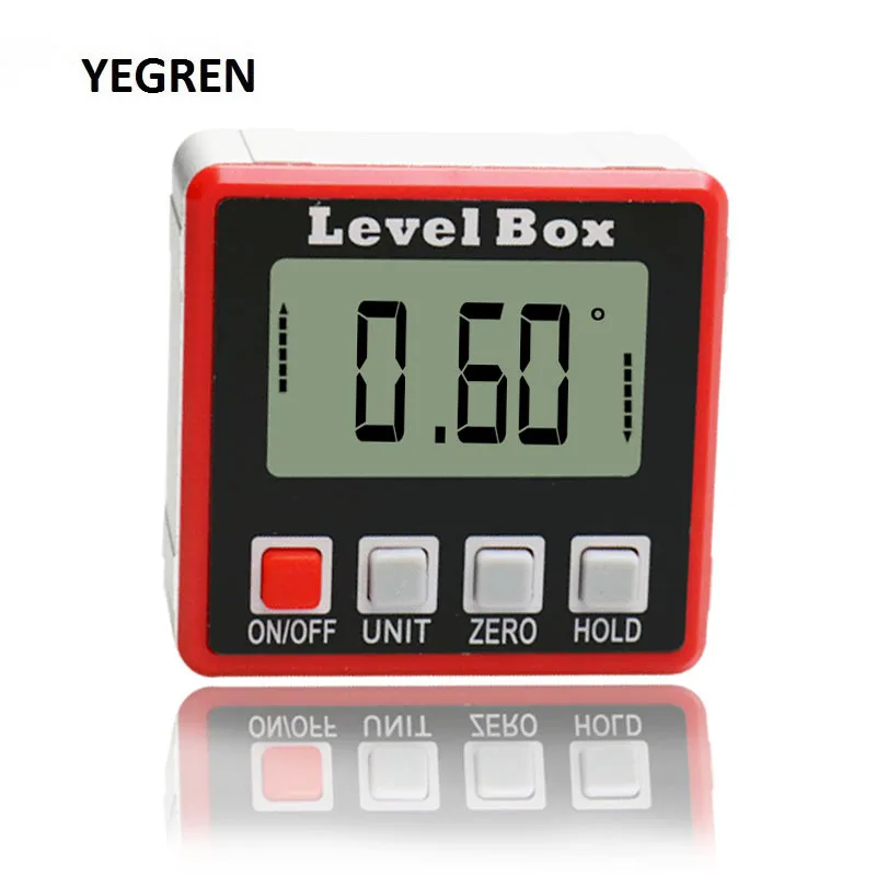  MINI Level Box Digital Protractor Electronic Angle Finder Horizon Level Ruler Angle Measurer Inclin