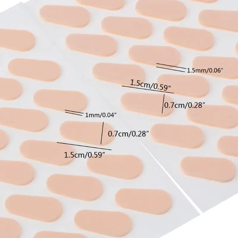 Партия из 12 пар нанесите монтажную пену носовой фиксирующей накладки самоклеющиеся анти-скольжения Линзы для очков Солнцезащитные очки Носовые фиксирующие накладки