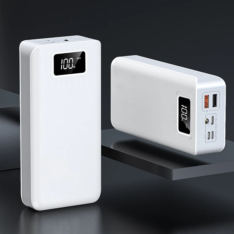 Быстрое зарядное устройство 30000 мАч TypeC Micro USB power Bank светодиодный портативный внешний аккумулятор для Xiaomi huawei Iphone power bank - Color: 10000mah