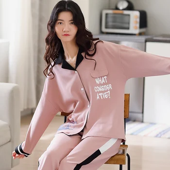 

Autumn Winter Women Flannel Pajamas Sets Girls Sleepwear Suit Thick Warm Pyjamas Soft Nightgown Female Cartoon Animal Pijamas