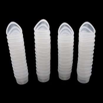 

50 Pieces 5ml Disposable Plastic Optical Eye Wash Cups Kit Eyewash Bath Containers