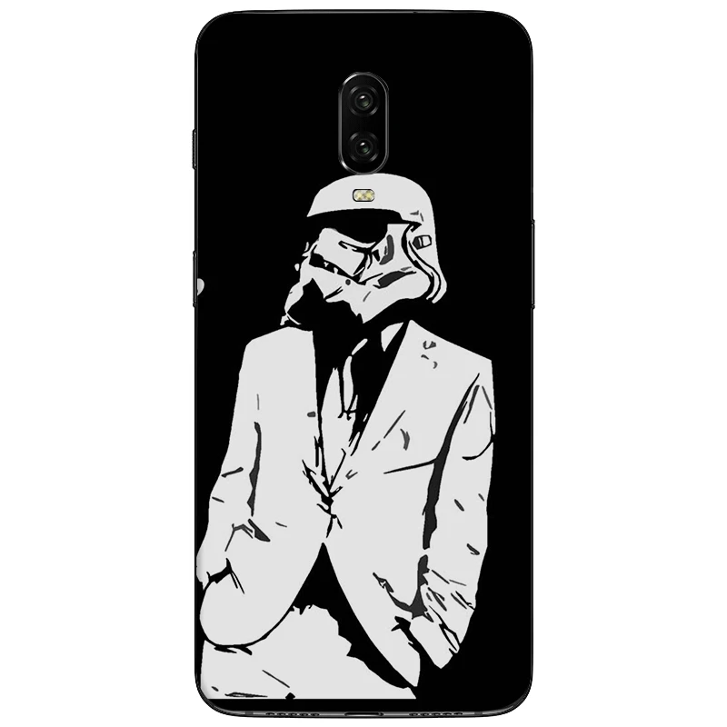 B8 Чехол для телефона, милый мультяшный чехол для OnePlus 5 5T 6T 7 Pro, силиконовый чехол на заднюю панель, Звездные войны - Цвет: B8