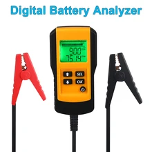 Battery Tester for Automotive 12V Digital CCA Battery Life Analyzer Car Battery Load Tester Diagnostic Tool for Flood Gel AGM