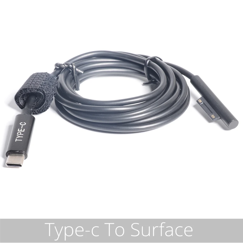 Usb Di Tipo C C Power Charger Di Alimentazione 15V 3A Adattatore Di Ricarica Cavo Pd Cavo Per Microsoft Surface Pro 6 / 5 / 4 / 3 Book 2 Pro5/Pro4