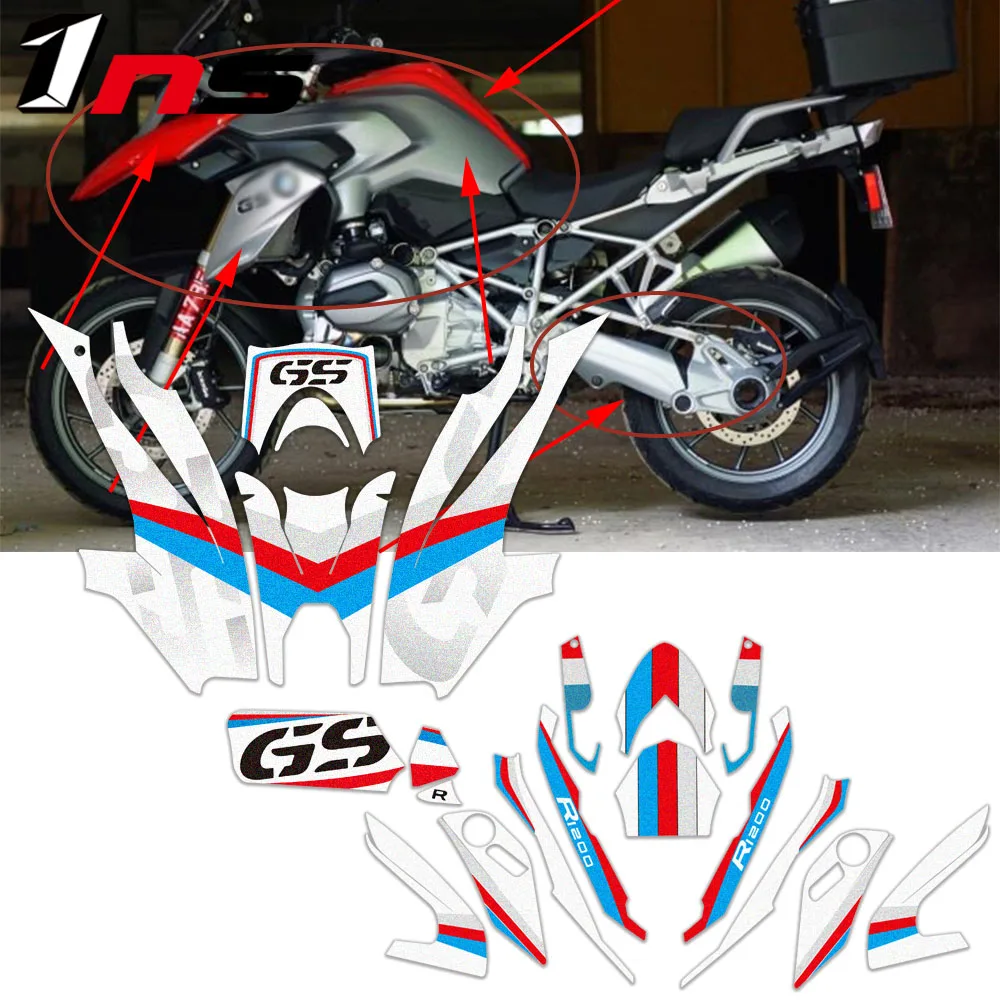 Для BMW R1200GS LC R 1200GS Набор декоративных фотографий для кузова мотоцикла топливный