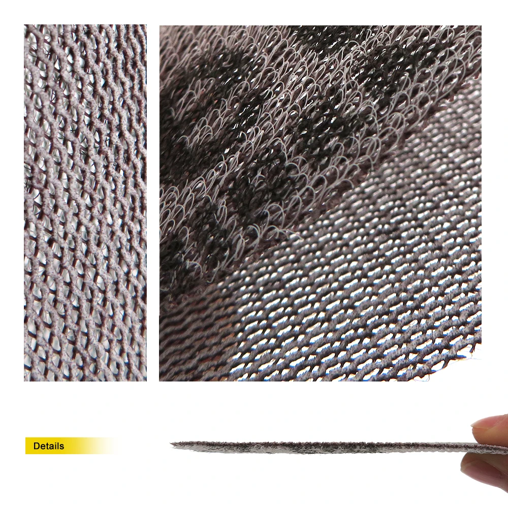 400*70 MM Mesh Sanding Disc Sandpaper 80-320 Grit Hook Loop Dust-Free Anti-Blocking For Car Paint Metal Finishing Polishing sanding discs polish sand paper sandpaper tools