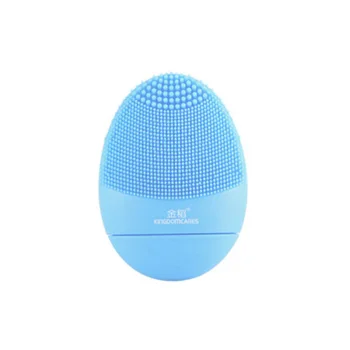 

USB Recharge Electric Face Vibration Cleanser facial brush Silicone Waterproof Ultrasonic Pore Deep Cleansing Massager Beauty