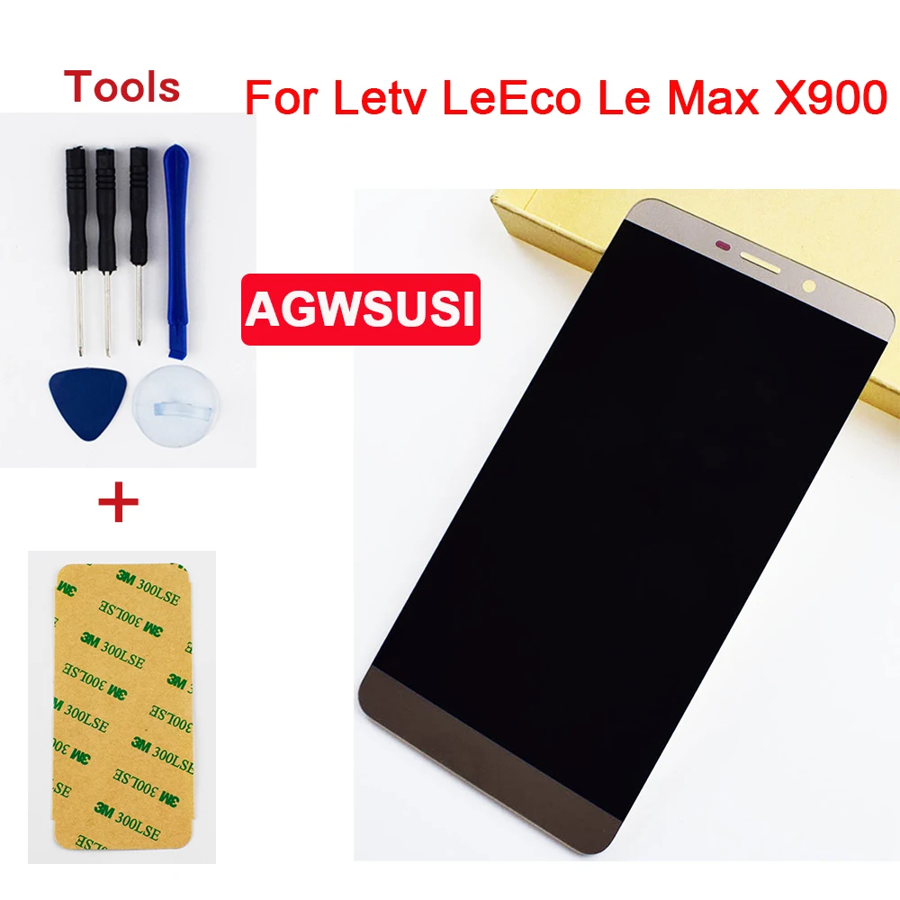 Продажа 100% Протестировано для Letv LeEco Le Max X900 полный сенсорный экран дигитайзер сенсор стекло + ЖК дисплей монитор модуль панель в сборе