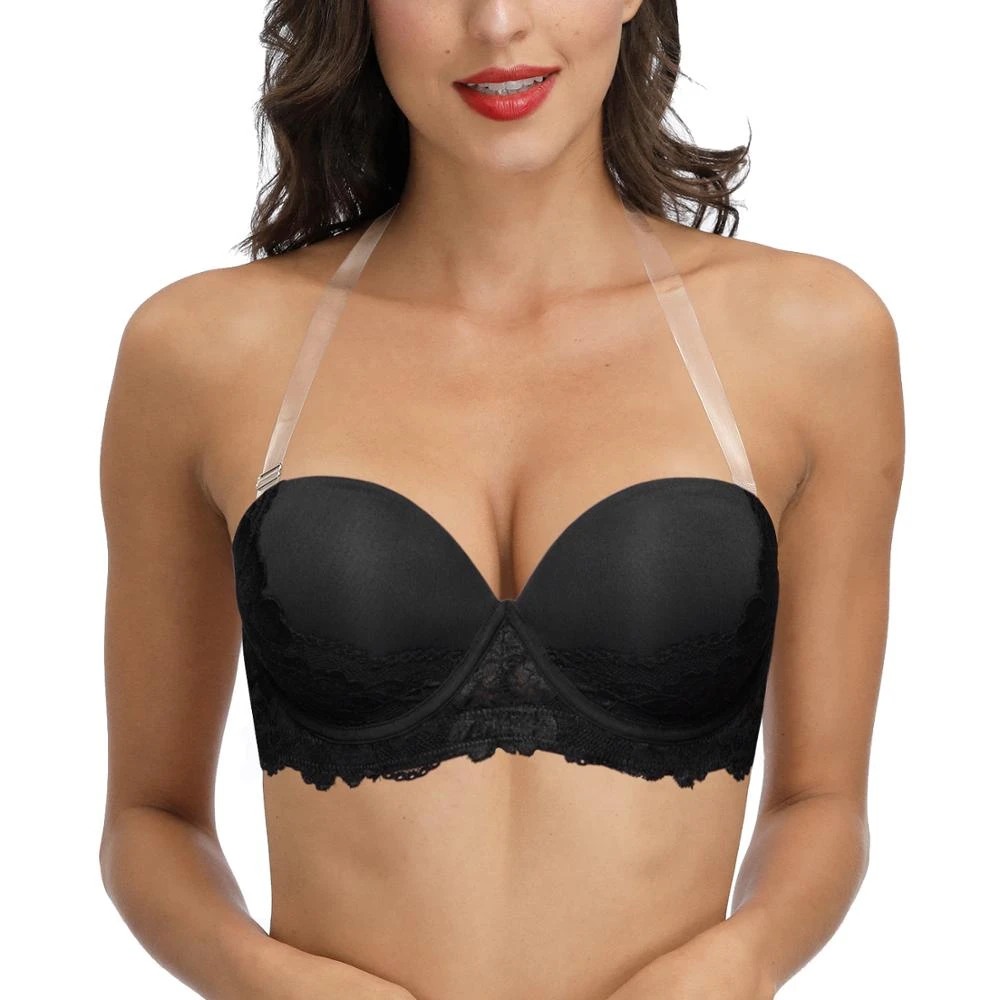 UK LADIES 32 34 36 38 40 42 44 C//D//DD//E Cup Push Up Lace Underwire Support Bra