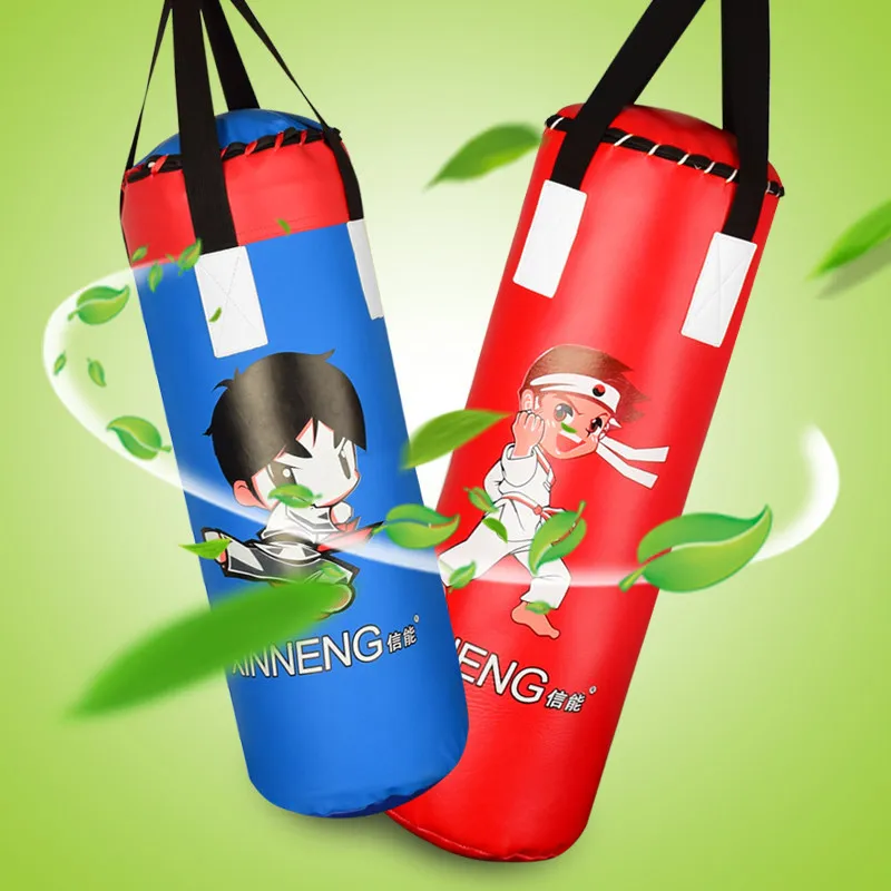 

Children Boxing Sandbag Boxing Gloves Hanging Kids Boxing Gloves Sandbags Household Vertical Type Set Training Sanda Boy