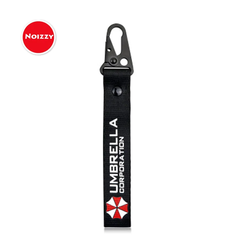 Noizzy Umbrella Corporation логотип автомобиля металлический автомобильный брелок ремешок