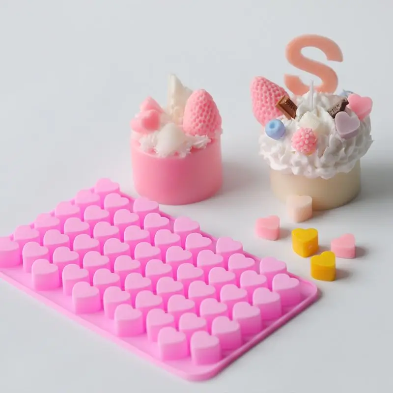 Silicone Candle Mold Candles Chocolate Cake Fondant Wax Making Supplies