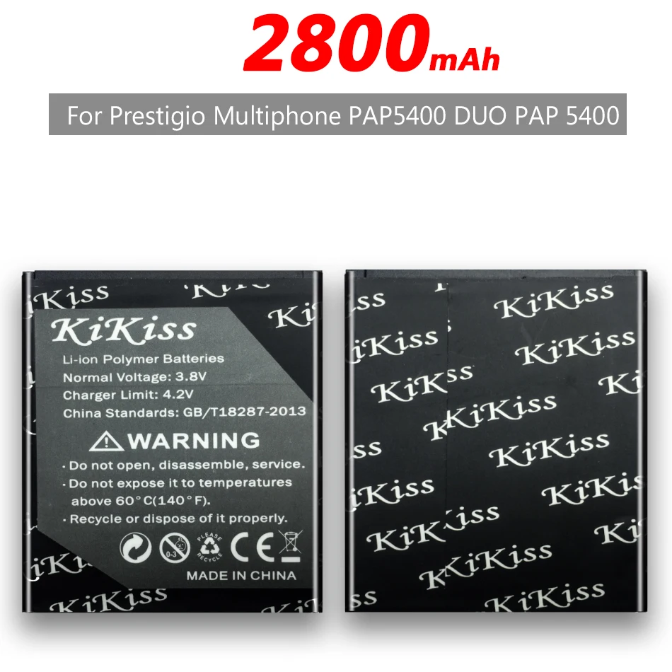 2800 мАч для Prestigio Multiphone PAP5400 DUO PAP 5400 смартфон высокой емкости батарея