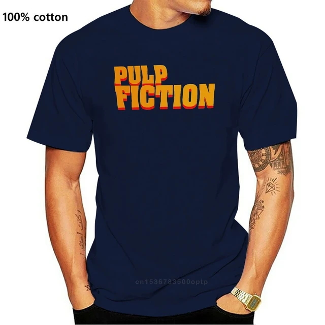 T Shirt Pulp Fiction T Shirt Black Logo Writing Of Film By Quentin Tarantino Long Sleeve Hoddies Unisex Hoddie Short Sleeve Tee T Shirts Aliexpress