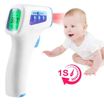 

1pcs Baby Forehead Thermometer Infrared Digital LED Fast Accurate Measurement Non Contact Baby Care Fever Body Thermometer