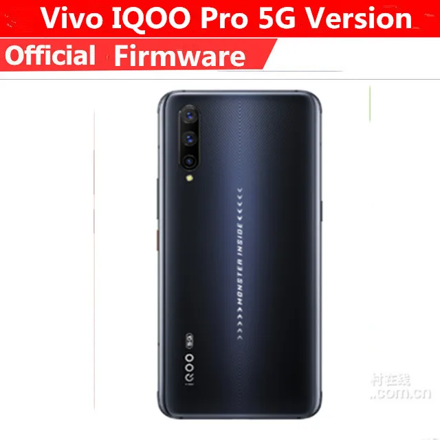 

Vivo IQOO Pro 5G Smart Phone Snapdragon 855 Plus Android 9.0 6.41" AMOLD 12GB RAM 128GB ROM 4* Cam 44W Charge Screen Fingerprint