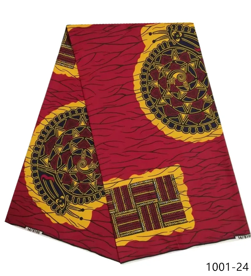 

Veritable Wax Guaranteed Real Dutch Wax High Quality Wax 6yards African Ankara Sewing Fabric 1001